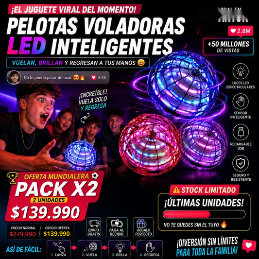 FlyNova: Pelotas Voladoras LED Inteligentes