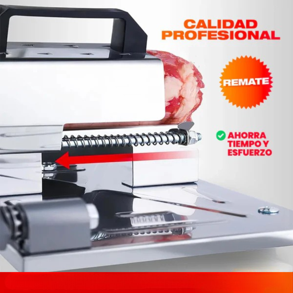 Rebanadora Manual de Carne y Jamones