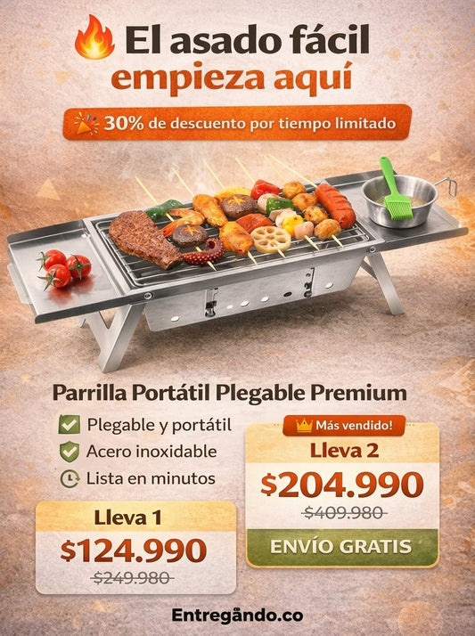 ASADOR PORTATIL - El Asador Portátil Definitivo para Paseos y Familia