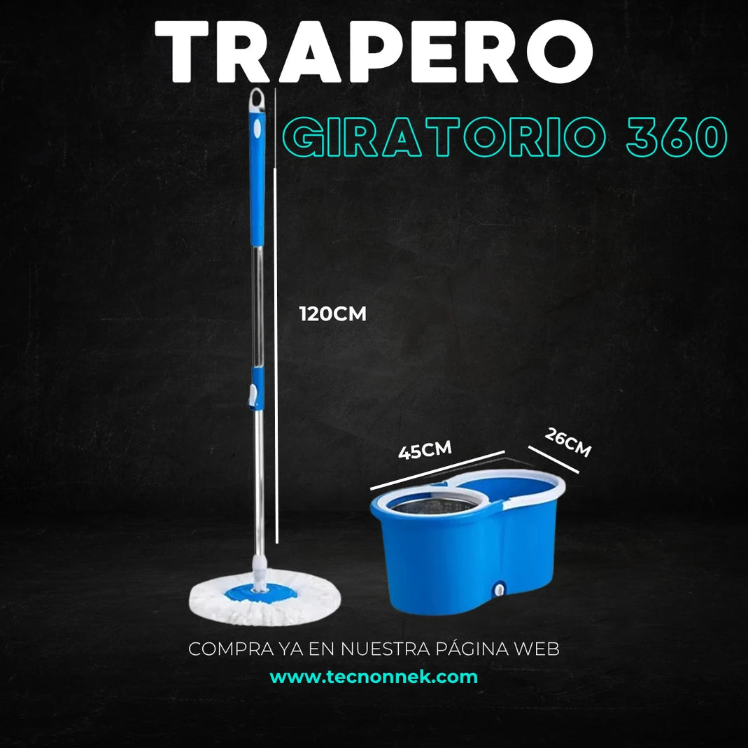 Trapero Giratorio 360 con Balde - Imagen 11