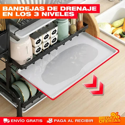 Escurridor de Platos de 3 Niveles - Imagen 16