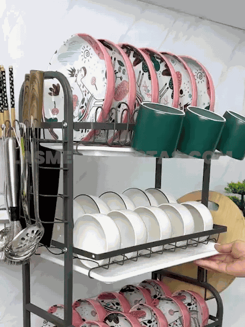 Escurridor de Platos de 3 Niveles - Imagen 7