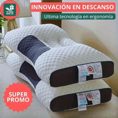 DELUXE ERGONOMIC PLUS Almohada Ortopedica 3d Con Alineación Cervical Perfecta - 1