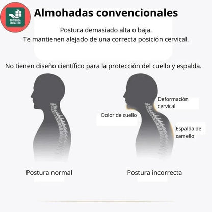 DELUXE ERGONOMIC PLUS Almohada Ortopedica 3d Con Alineación Cervical Perfecta - 4