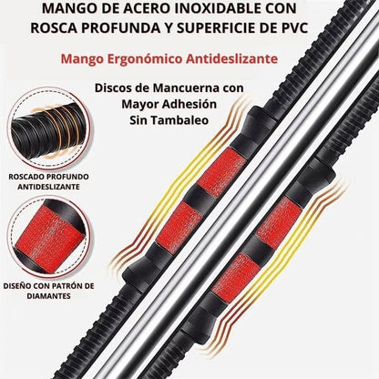 SET de Pesas Completo 44 LBS + Barra Acolchada GRATIS 🔥 KIT COMPLETO - 5