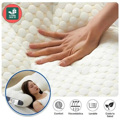 DELUXE ERGONOMIC PLUS Almohada Ortopedica 3d Con Alineación Cervical Perfecta - 5